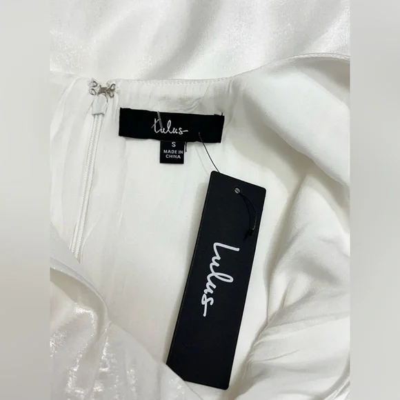 Lulu's White Square Neck Sleeveless Mini Dress - Picture 4 of 13